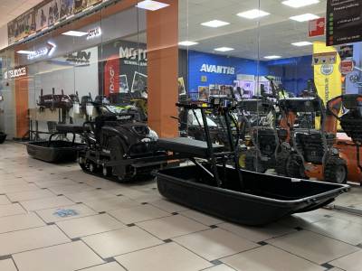 Мотобуксировщик Тофалар 500 стандарт с модулем Тягач - Толкач 20 л.с., Loncin