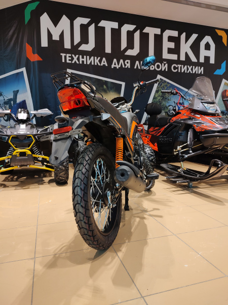 Мопед Мотомир TRICKLER 50 (110) чёрный/оранжевый | Мототека