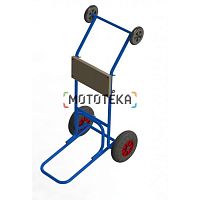 Тележка Техномарин для ПЛМ с дополнительными колесами (уц)