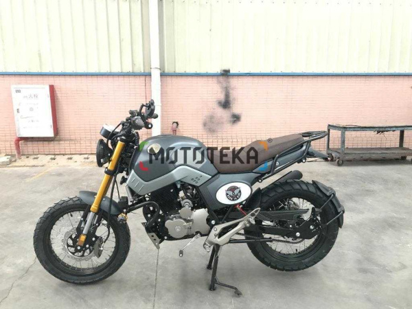 Мотоцикл дорожный Мотомир STREET (Scrambler) серый с ПТС | Мототека