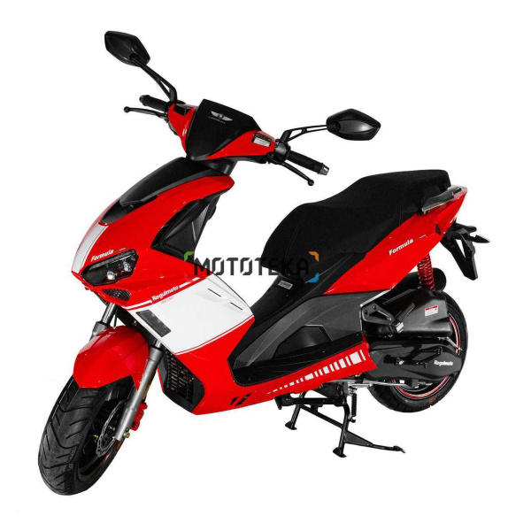 Скутер Regulmoto (Регулмото) FORMULA 125 (LJ125T - 8M) красный/белый с ПТС | Мототека