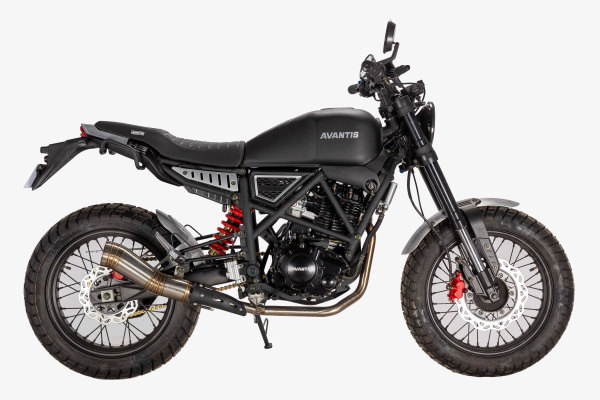 Мотоцикл дорожный Avantis (Авантис) City 250 (Fuego Scrambler 250) чёрный с ПТС | Мототека