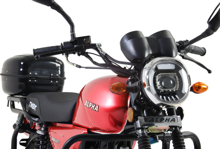 Мопед TMBK ALPHA 50 (110) Red - купить с доставкой, по выгодной цене в интернет-магазине Мототека