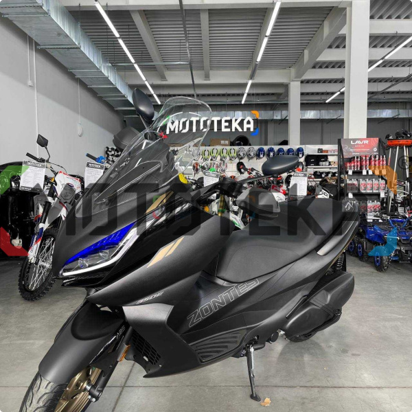 Скутер Zontes (Зонтес) ZT350 - E (ZT1P77MP EFI) 15/14 чёрный с ПТС | Мототека Скутер Zontes (Зонтес) ZT350 - E (ZT1P77MP EFI) 15/14 чёрный с ПТС | Мототека